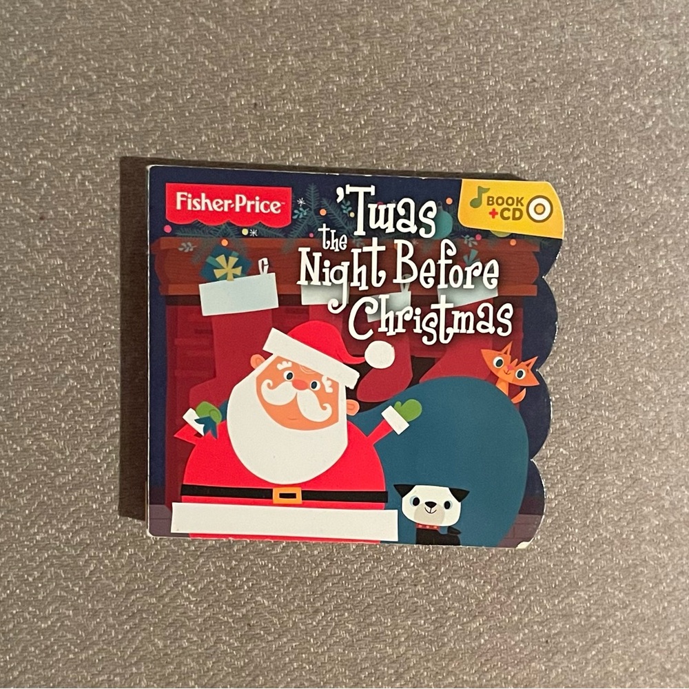 FISHER PRICE ‘TWAS THE NIGHT BEFORE CHRISTMAS’ BOOK + CD